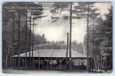 1910-20's ROLLER COASTER WHALOM AMUSEMENT PARK FITCHBURG MASSACHUSETTS POSTCARD picture
