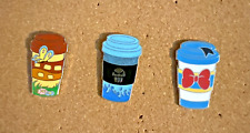 Disney Coffee Cup Pin lot of 3 - Bambi-Hades-Donald Duck picture