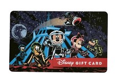 WALT DISNEY WORLD Space Mountain Disney Gang GIFT CARD, Disneyland picture