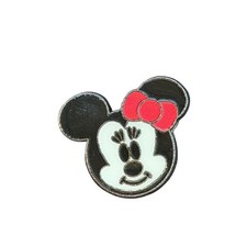 Walt Disney Pin Trading Disney Cute Characters Mini Minnie Mouse Red Bow 2009 picture