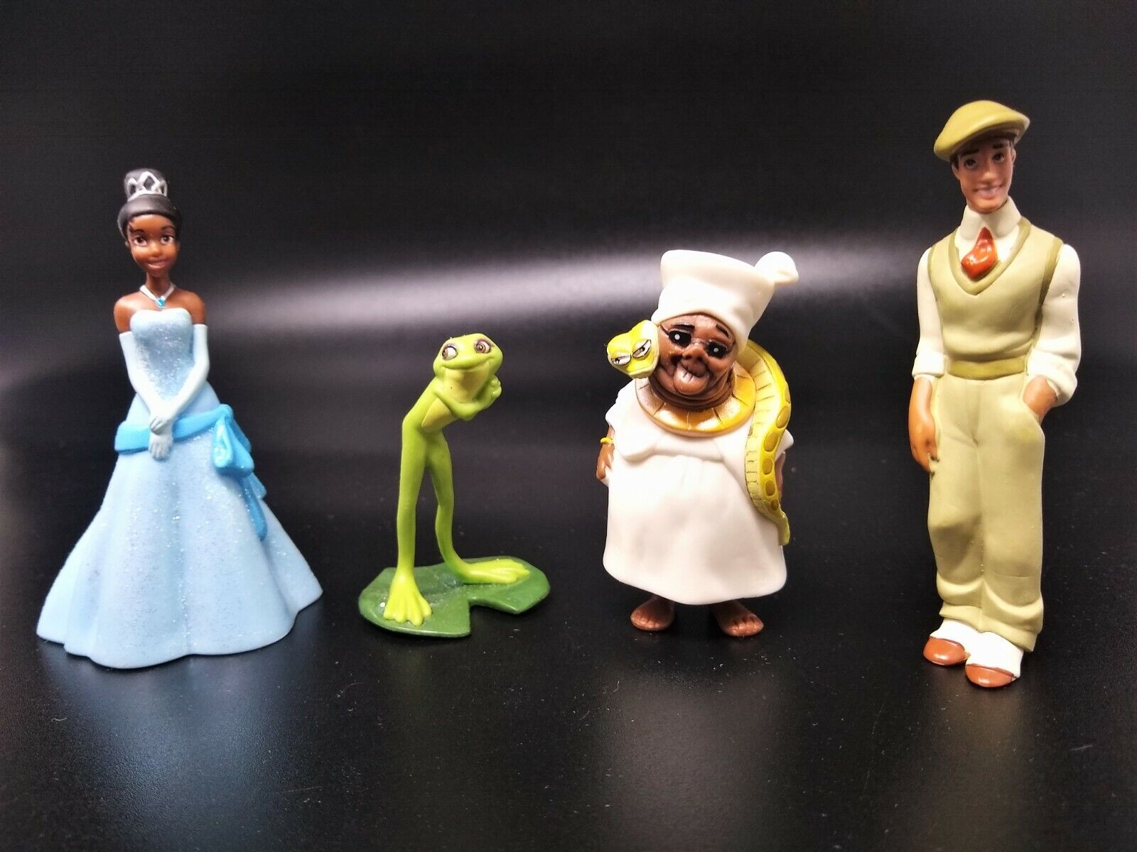 Disney The Princess and The Frog Lot of 4 Figures, Tiana & More 