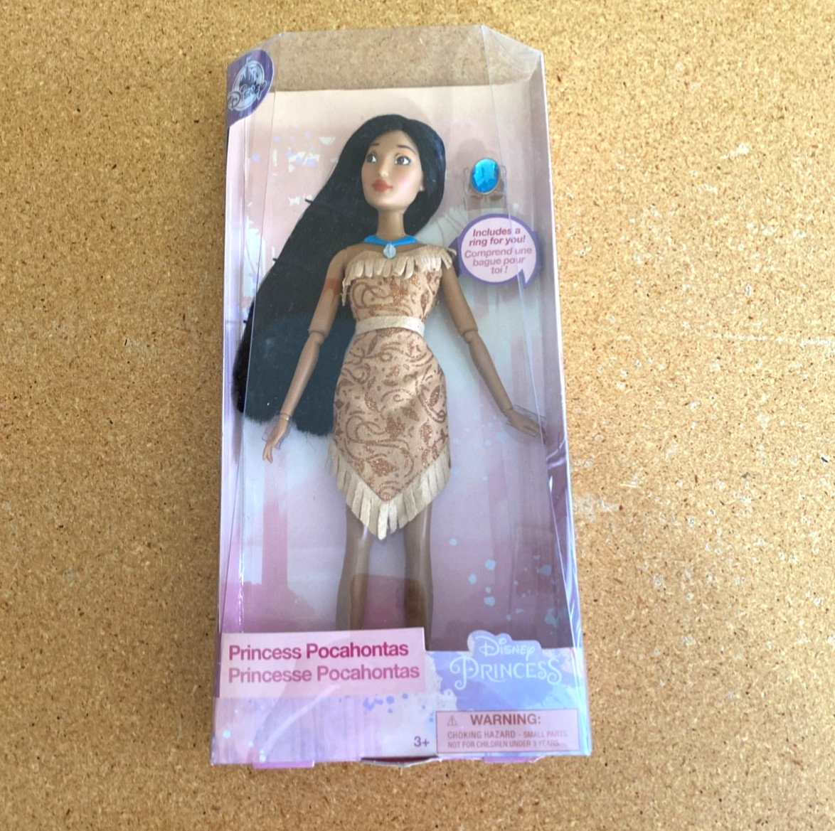 Disney Princess Pocahontas 2019 in Original Box w/Clip on Pendant NOS Disney Princess Pocahontas 2019 in Original Box w/Clip on Pendant NOS
