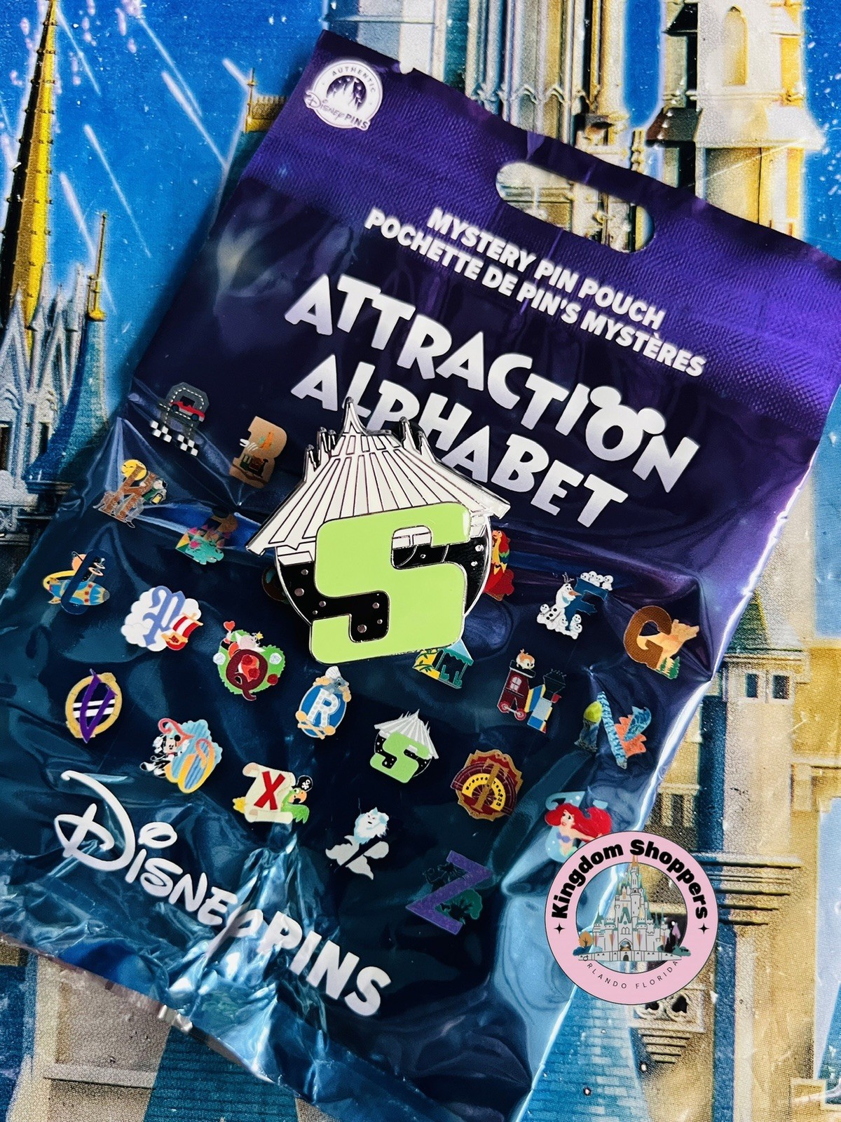 2026 Disney Parks Attraction Alphabet Mystery Pouch Pin S Space Mountain 2026 Disney Parks Attraction Alphabet Mystery Pouch Pin S Space Mountain
