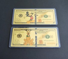 Disney's Mickey mouse and goofy Disney collectible trading cards picture