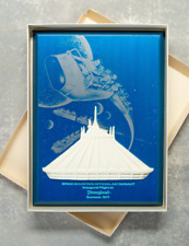 Disneyland Space Mountain Inaugural Flight Official Astronaut Summer 1977 Plaque picture