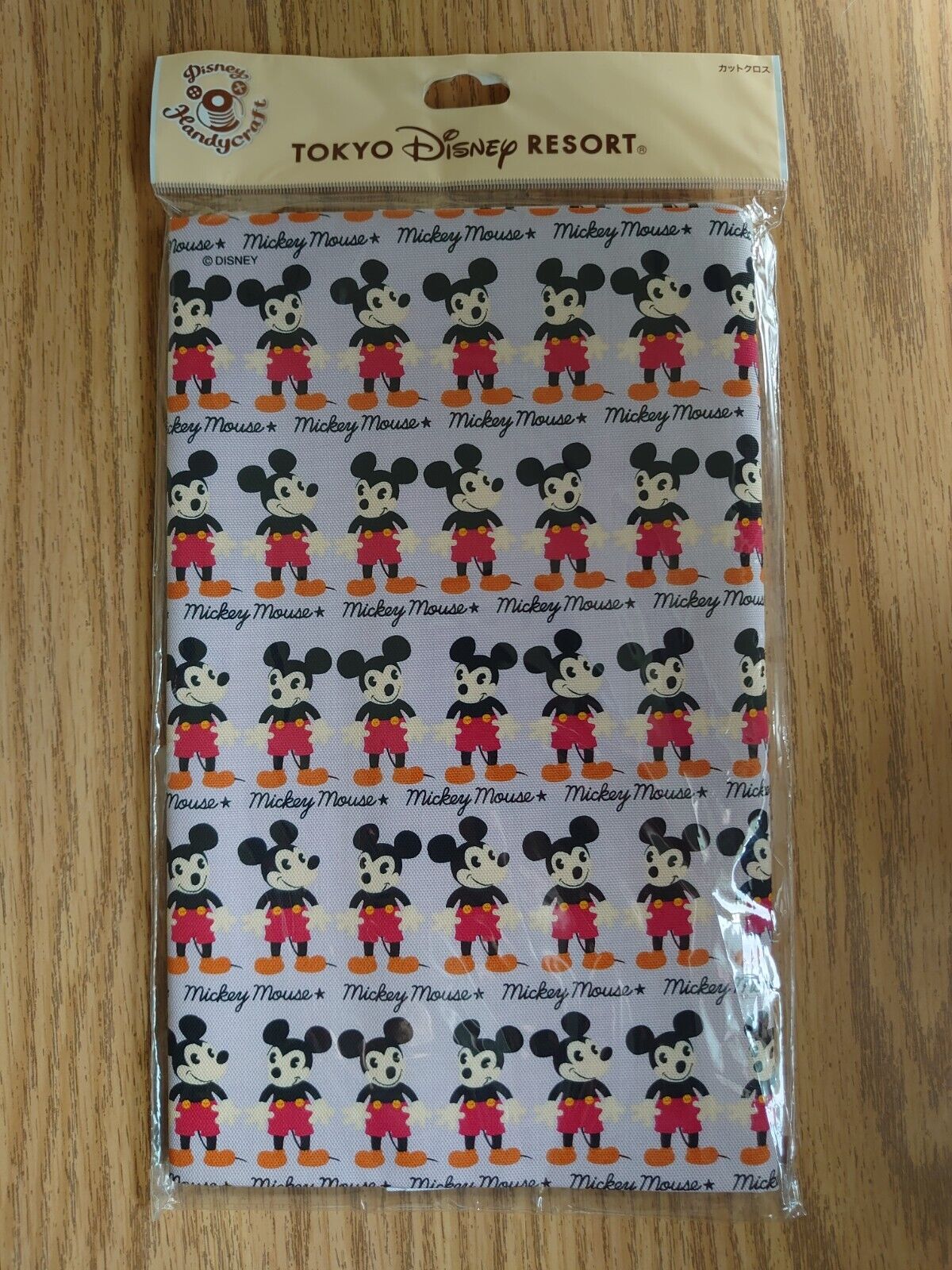 Tokyo Disney Resort Mickey Mouse Cotton Fabric 1 Meter