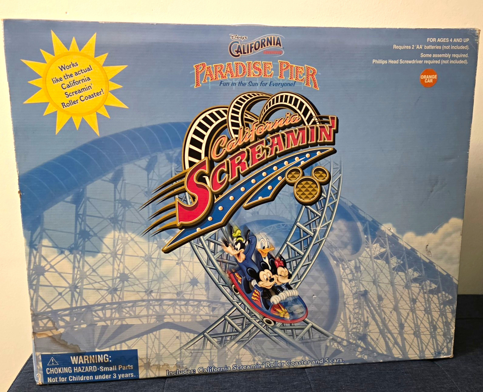 Disney Paradise Pier California Screamin' Roller Coaster Set Disney Paradise Pier California Screamin' Roller Coaster Set