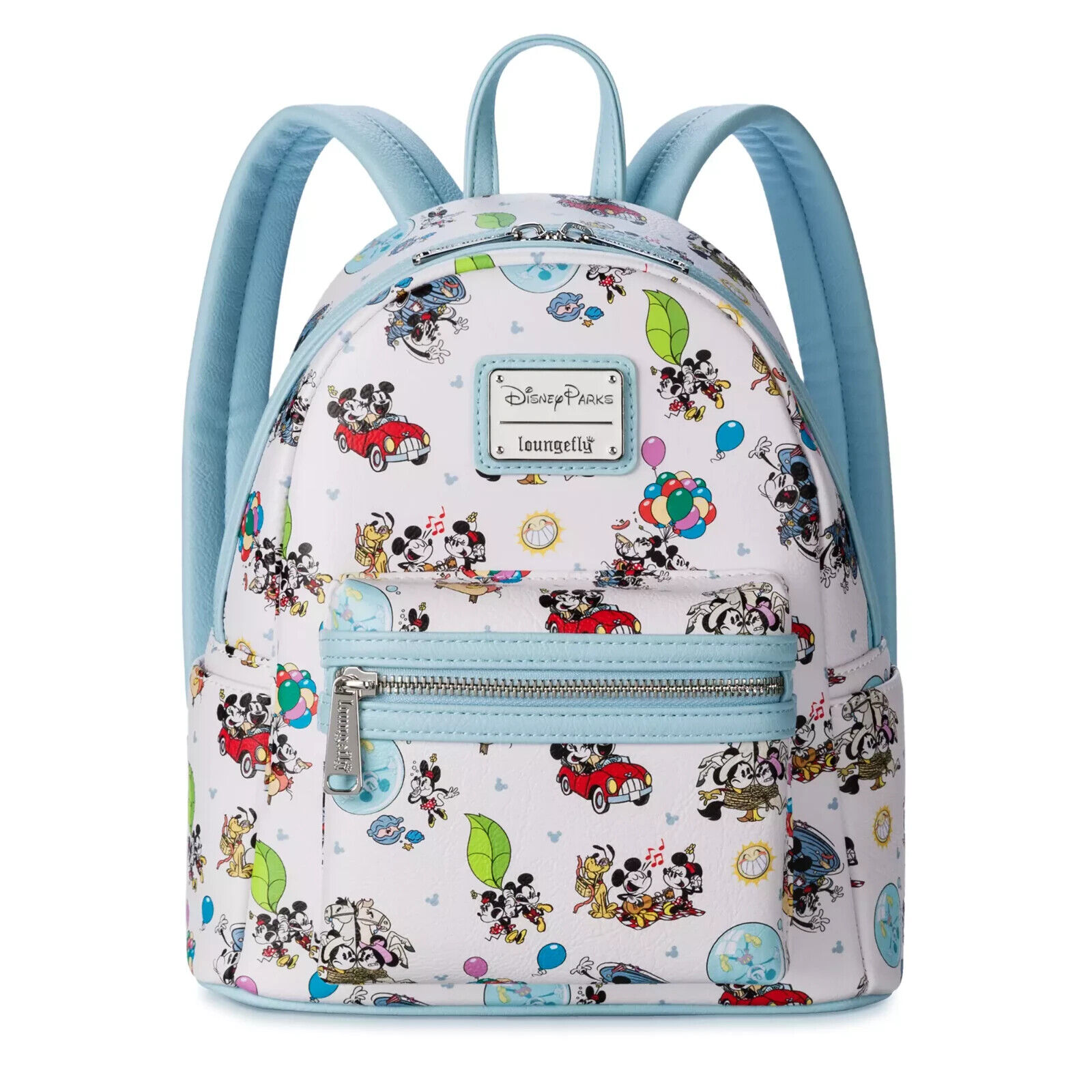 Disney Parks Mickey and Minnie Mouse Loungefly Mini Backpack NWT