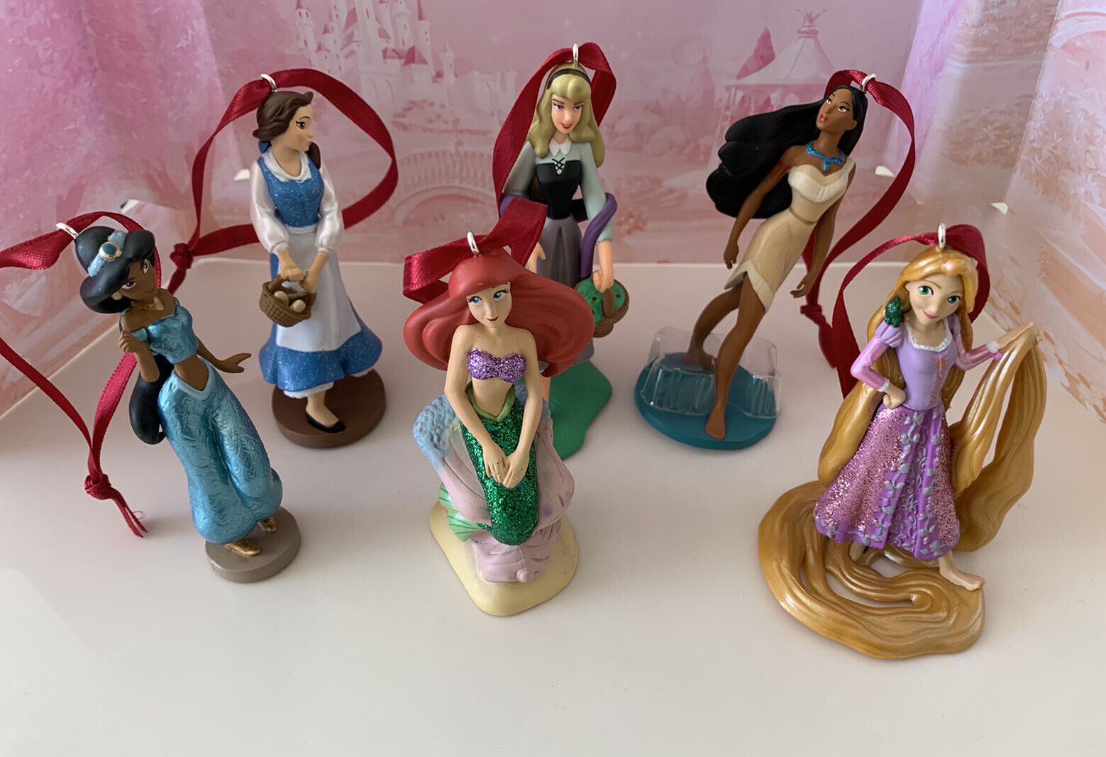 Disney Princess Custom Ornament Set Of 6