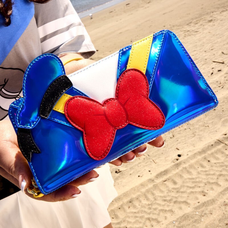Loungefly Disney Donald Duck 90th Metallic Cosplay Zip Around Wallet NEW Loungefly Disney Donald Duck 90th Metallic Cosplay Zip Around Wallet NEW