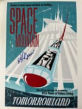 Disneyland Space Mountain Print, signed by designer & Legend Bob Gurr picture
