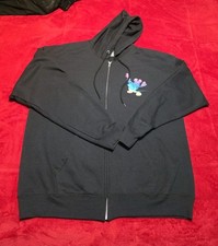 Disney Parks Mickey Mouse Rock N Roller Coaster Full Zip Hoodie Jacket XL picture