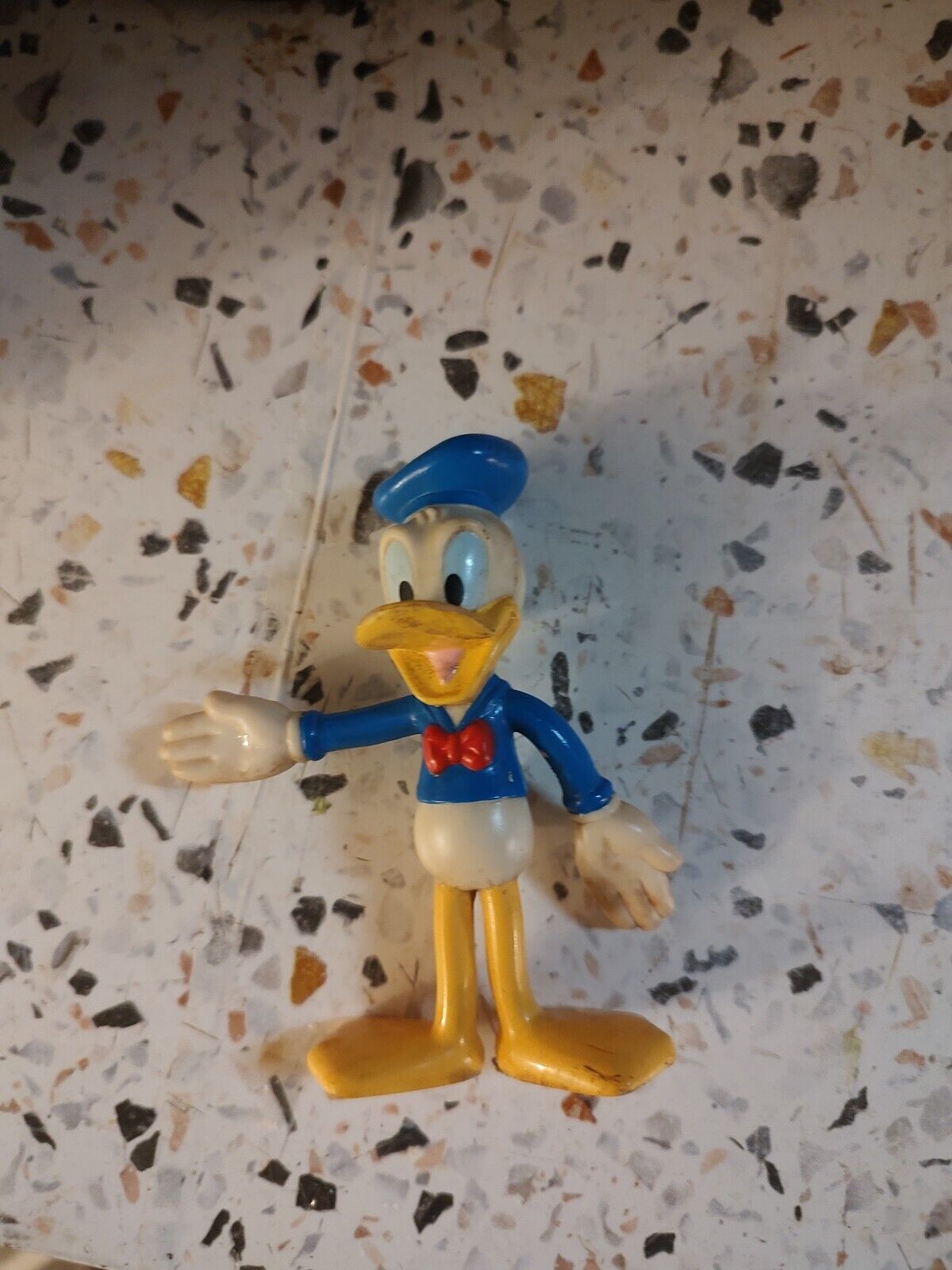 Disney Donald Duck Vintage Figurine Posable. Rare. 