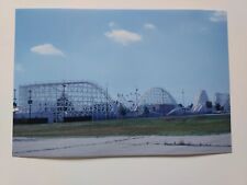 Tulsa OK BELLS PARK Zingo the Roller Coaster full layout photo 1984. Driller picture