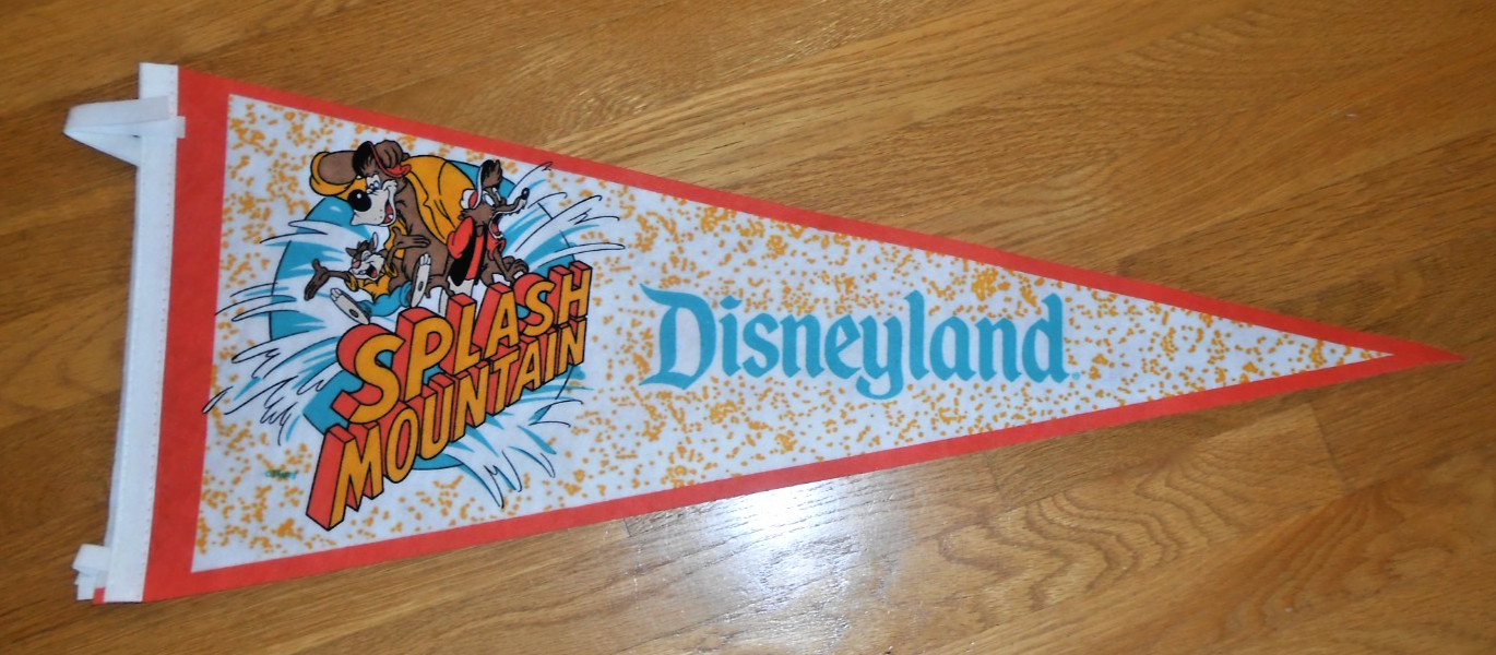 Disneyland Splash Mountain Pennant 30 Disneyland Splash Mountain Pennant 30