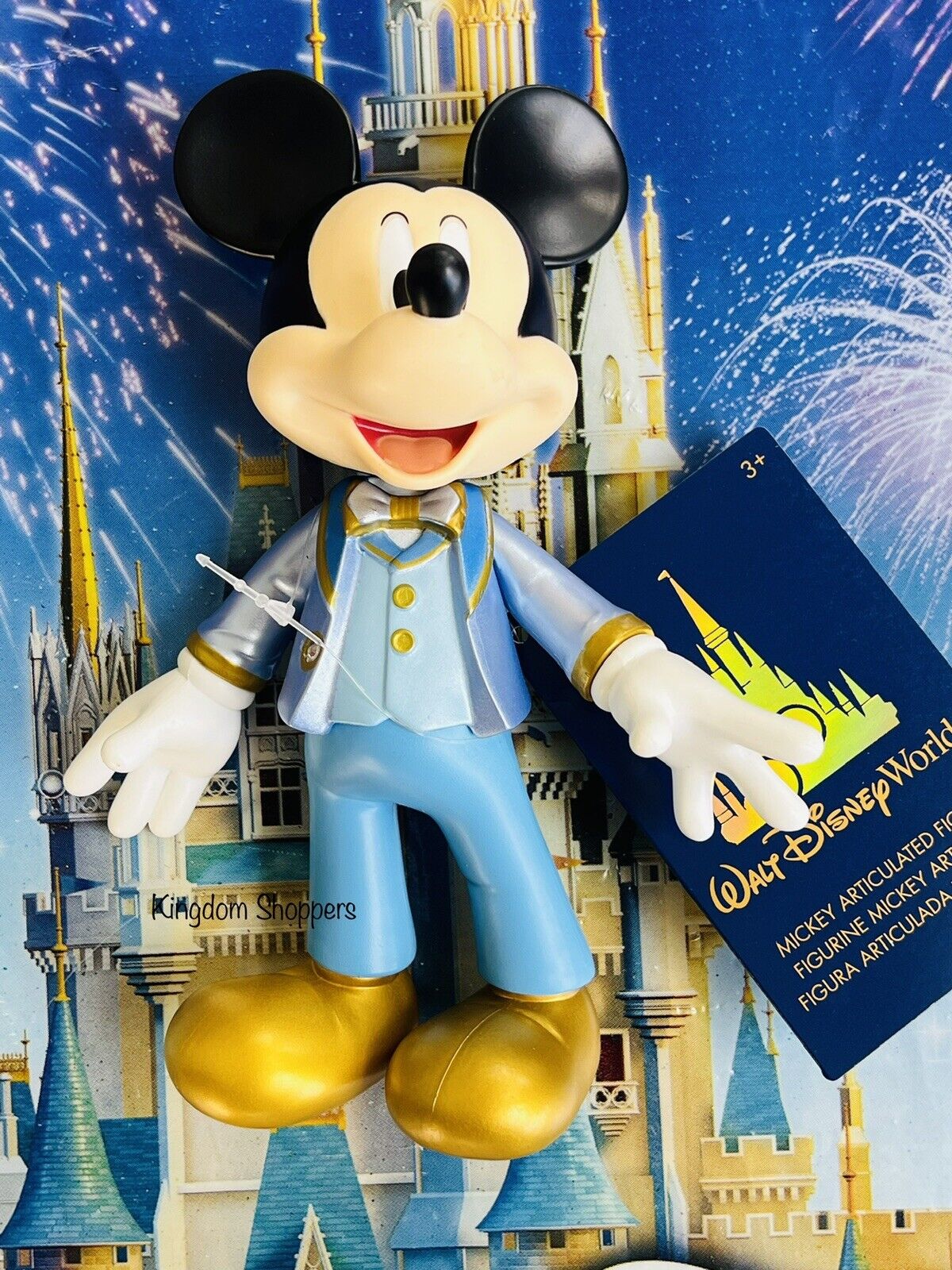2022 Walt Disney World 50th Anniversary Mickey Mouse Articulated Plastic Figure