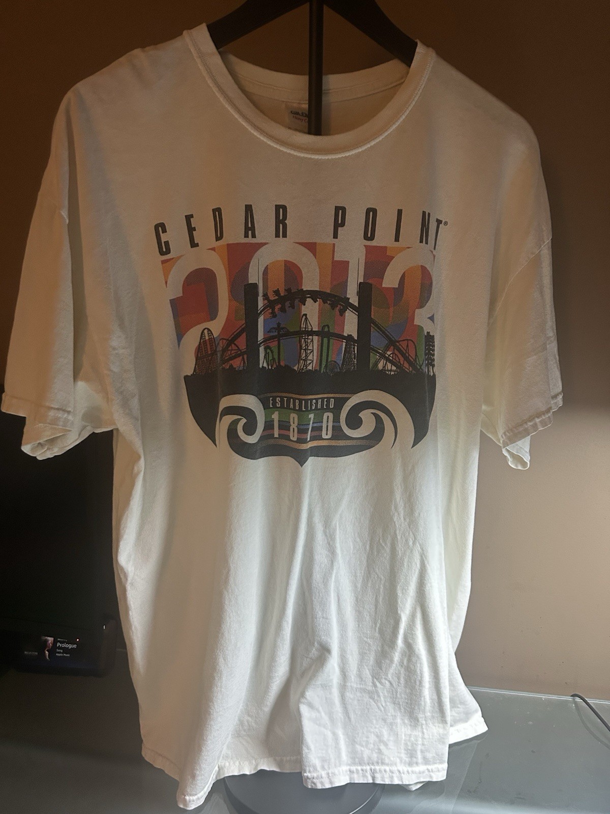 Cedar Point Amusement Park 2013 Roller Coaster Shirt Size XL Cedar Point Amusement Park 2013 Roller Coaster Shirt Size XL