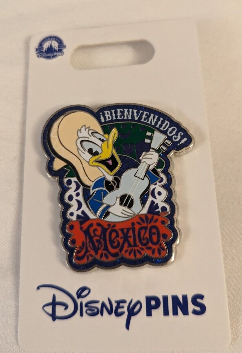 New Disney Parks Donald Duck Mexico Pin Bienvenidos 