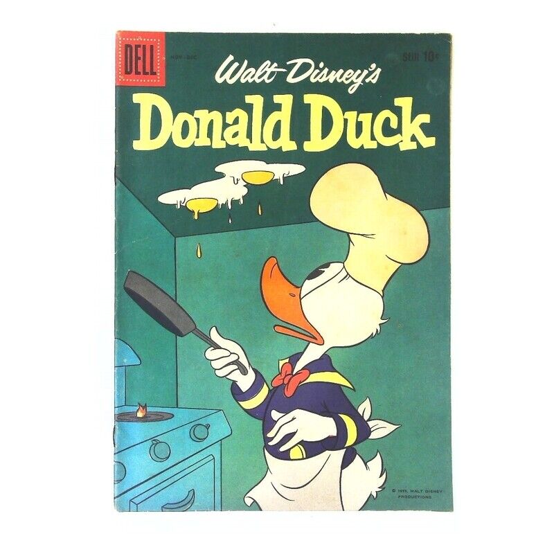 Donald Duck (1940 series) #68 in Fine minus condition. Dell comics [b.