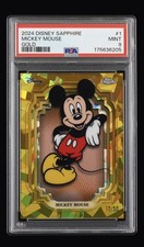 2024 Disney Sapphire #1 Mickey Mouse /50 PSA 9 picture