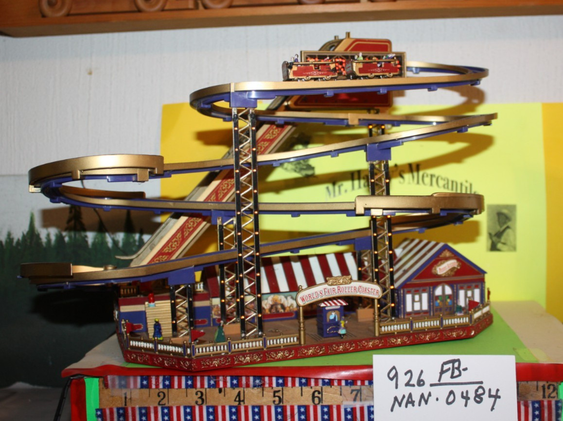 Gold Label* World's Fair Tornado Lighted/Musical Roller Coaster - needs new belt Gold Label* World's Fair Tornado Lighted/Musical Roller Coaster - needs new belt