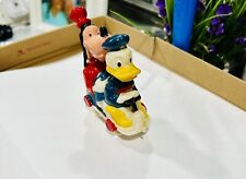 Vintage Walt Disney Donald Duck Goofy Plastic Walking Toy picture