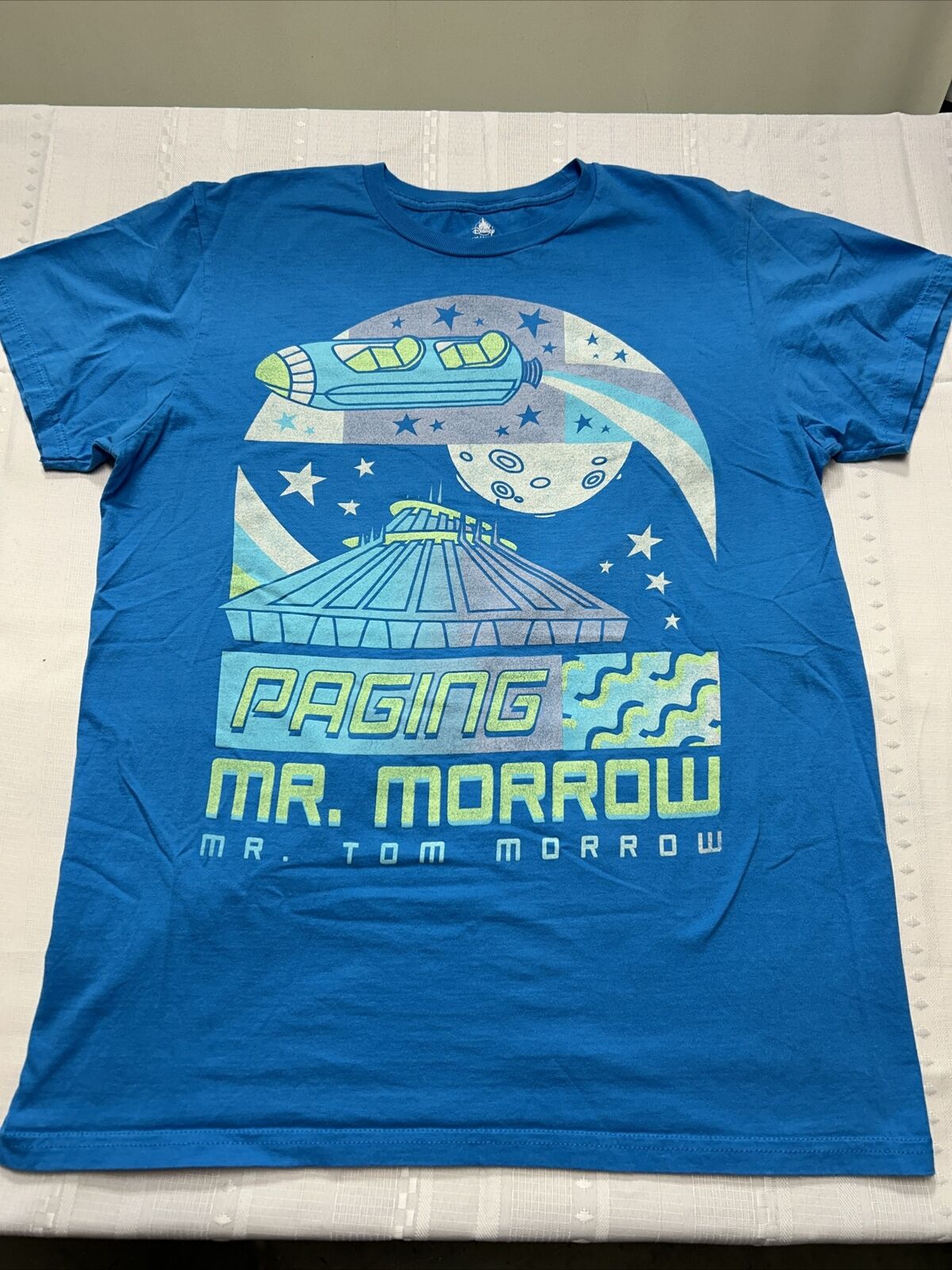 Walt Disney World Tomorrowland/Space Mountain T-Shirt - Adult size Large