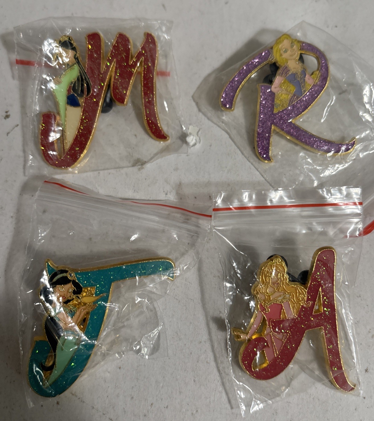 Disney PRINCESS Mulan Jasmine Aurora Rapunzel Letters Disney PRINCESS Mulan Jasmine Aurora Rapunzel Letters