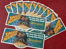 Vintage Disneyland Splash Mountain Opening 1989 ONE SINGLE Bumper Sticker 1989 picture