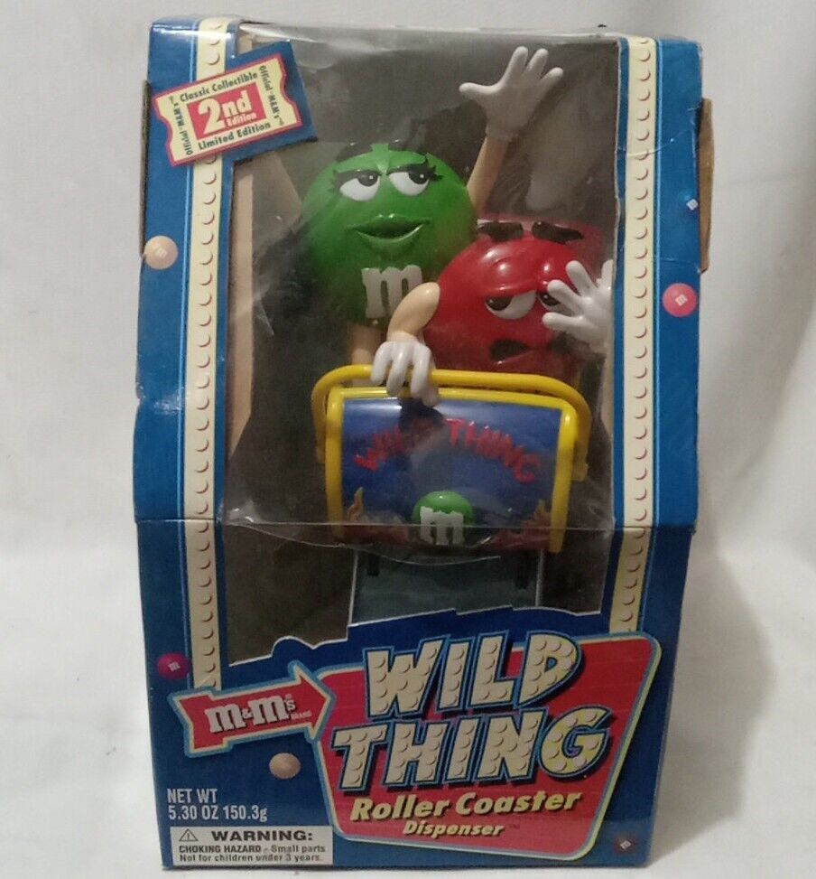 M&M\'s Wild Thing Roller Coaster Dispenser Limited Edition 