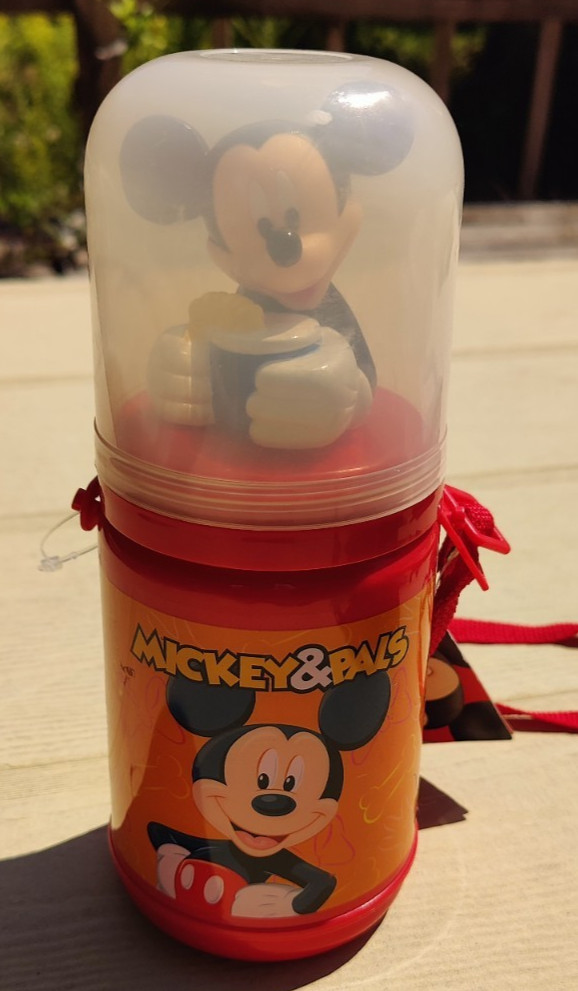 RARE Vintage 1988 Mickey Mouse NOS Character Head Thermos Pluto Mini Mouse RARE Vintage 1988 Mickey Mouse NOS Character Head Thermos Pluto Mini Mouse