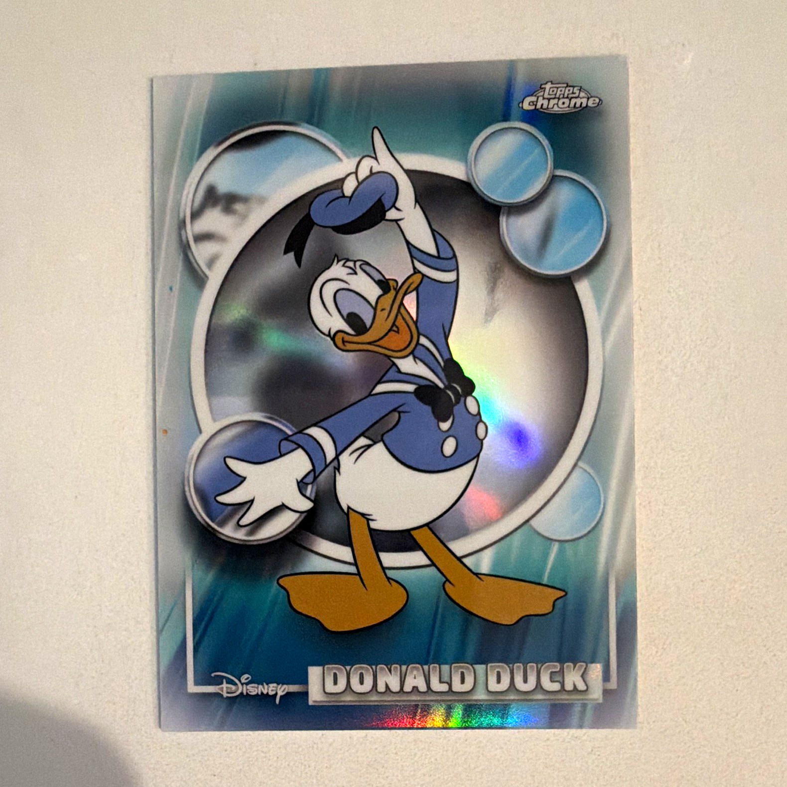 Topps 2023 Chrome Disney 100 Donald Duck Refractor Non-Sport Card #99 Topps 2023 Chrome Disney 100 Donald Duck Refractor Non-Sport Card #99