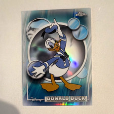 Topps 2023 Chrome Disney 100 Donald Duck Refractor Non-Sport Card #99 picture