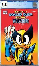 What If  Donald Duck Became Wolverine #1 CGC 9.8 Cover A Main PRESALE picture