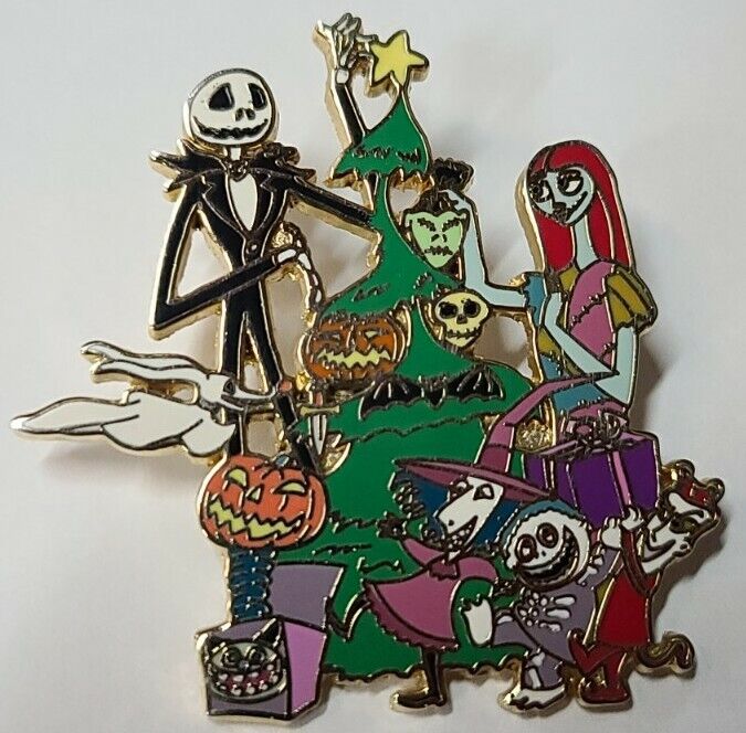 Disney Pin Nightmare Before Christmas LE of 250 Holiday Tree Jack Sally Zero LE
