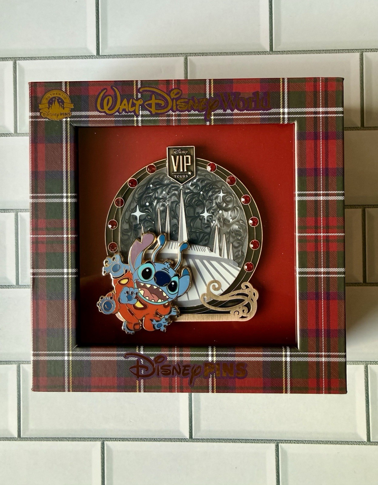 Walt Disney World VIP Tours 2026 Stitch Space Mountain Jumbo LE 2000 Pin Walt Disney World VIP Tours 2026 Stitch Space Mountain Jumbo LE 2000 Pin