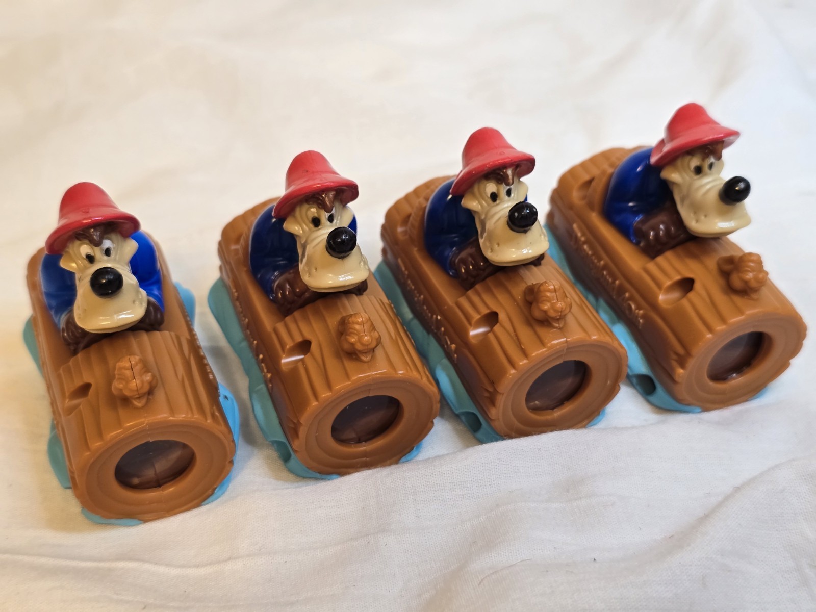 Splash Mountain Ride Log Disneyland 40th Anniv Brer Bear Viewer LOT OF 4 1995 Splash Mountain Ride Log Disneyland 40th Anniv Brer Bear Viewer LOT OF 4 1995
