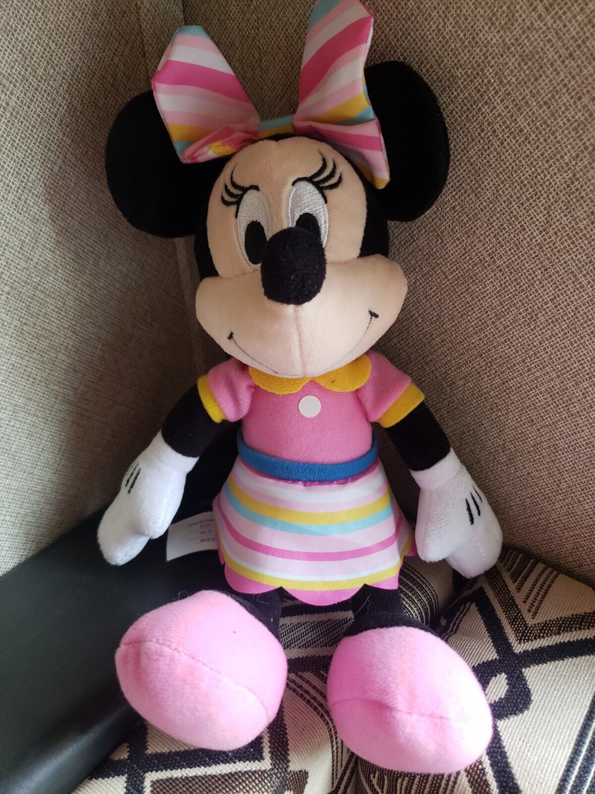 Mini Mouse Disney Plush Stuffed Doll Toy 10,5 in New
