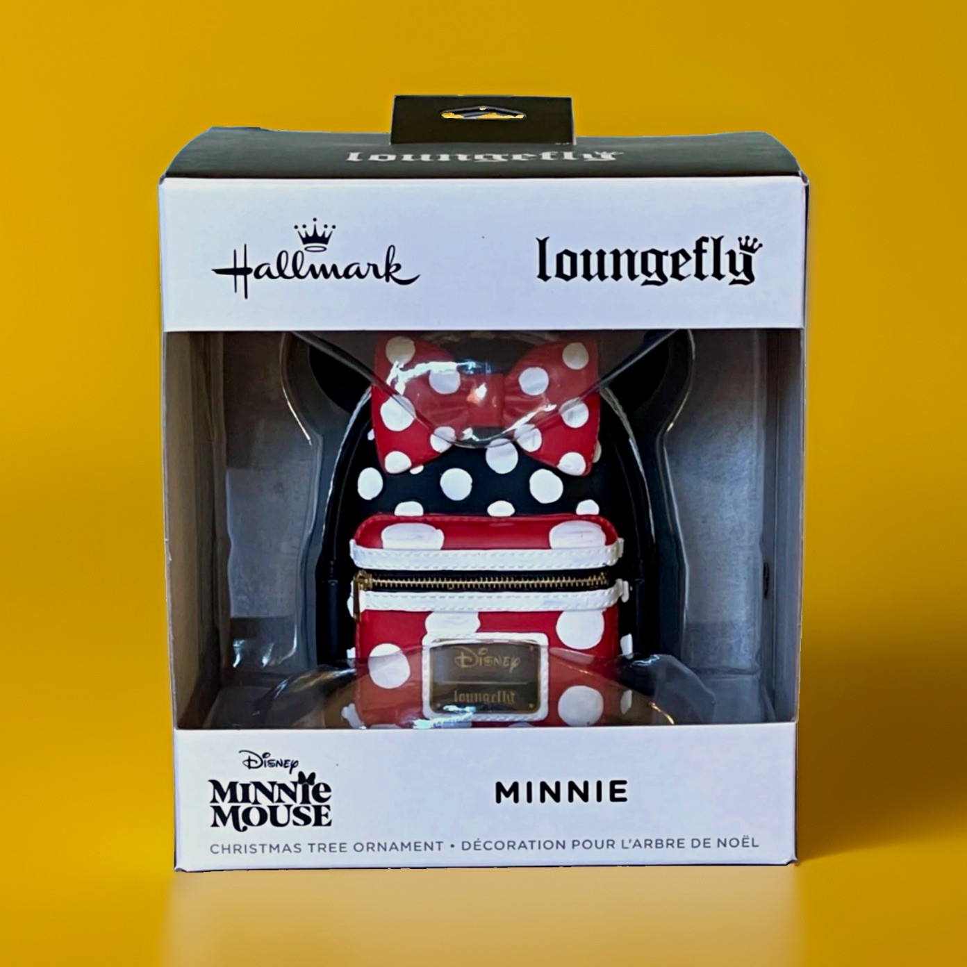 Hallmark Loungefly Disney Minnie Mouse Mini Backpack Ornament NEW Hallmark Loungefly Disney Minnie Mouse Mini Backpack Ornament NEW