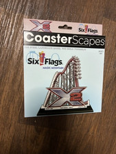 Six Flags Magic Mountain X2 CoasterScapes Model Kit NEW Sealed Rare picture
