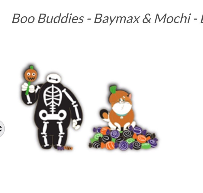 Disney DSSH DSF Boo Buddies Baymax And Mochi Pin Le 400 Disney DSSH DSF Boo Buddies Baymax And Mochi Pin Le 400