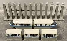 Walt Disney World Epcot Center Monorail System Plastic Train Toy Set picture