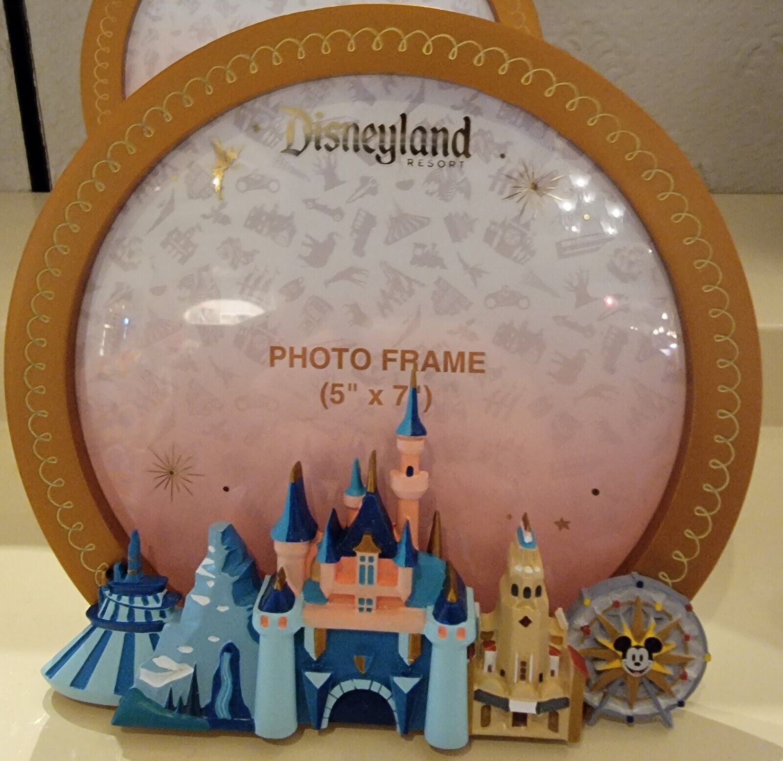 Disneyland Space Mountain, Sleeping Beauty Castle Etc Photo Frame – 5x7 IN New