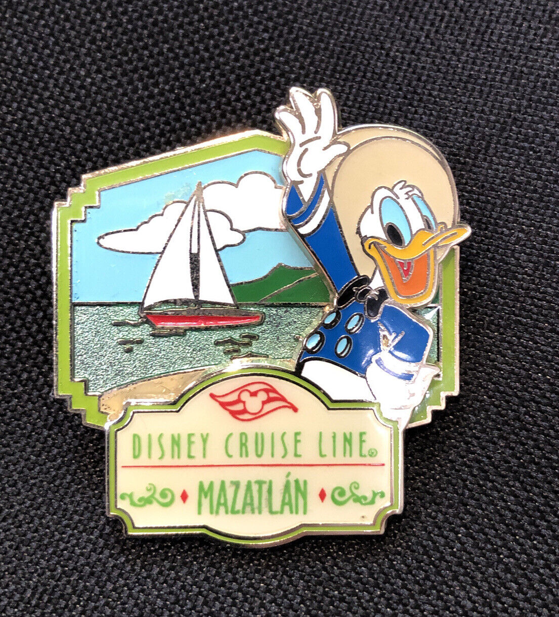 Disney Pin 85506 DCL Cruise Line Donald Duck Mazatlan