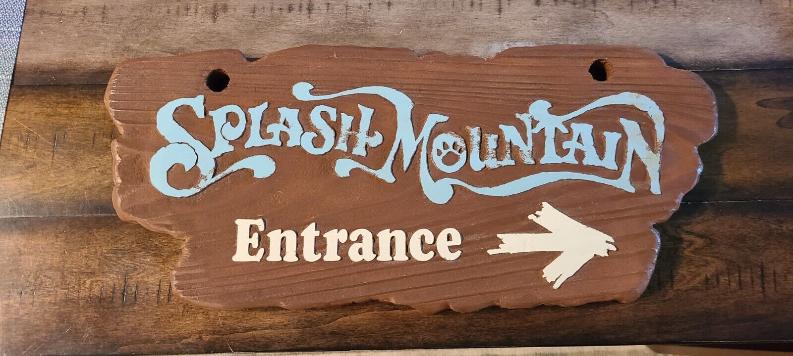 Disney World Splash Mountain Entrance sign