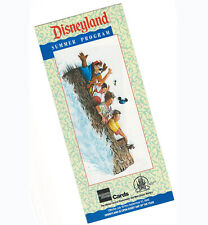 Vintage Disneyland Summer Program Brochure 1989 SPLASH MOUNTAIN OPENS picture