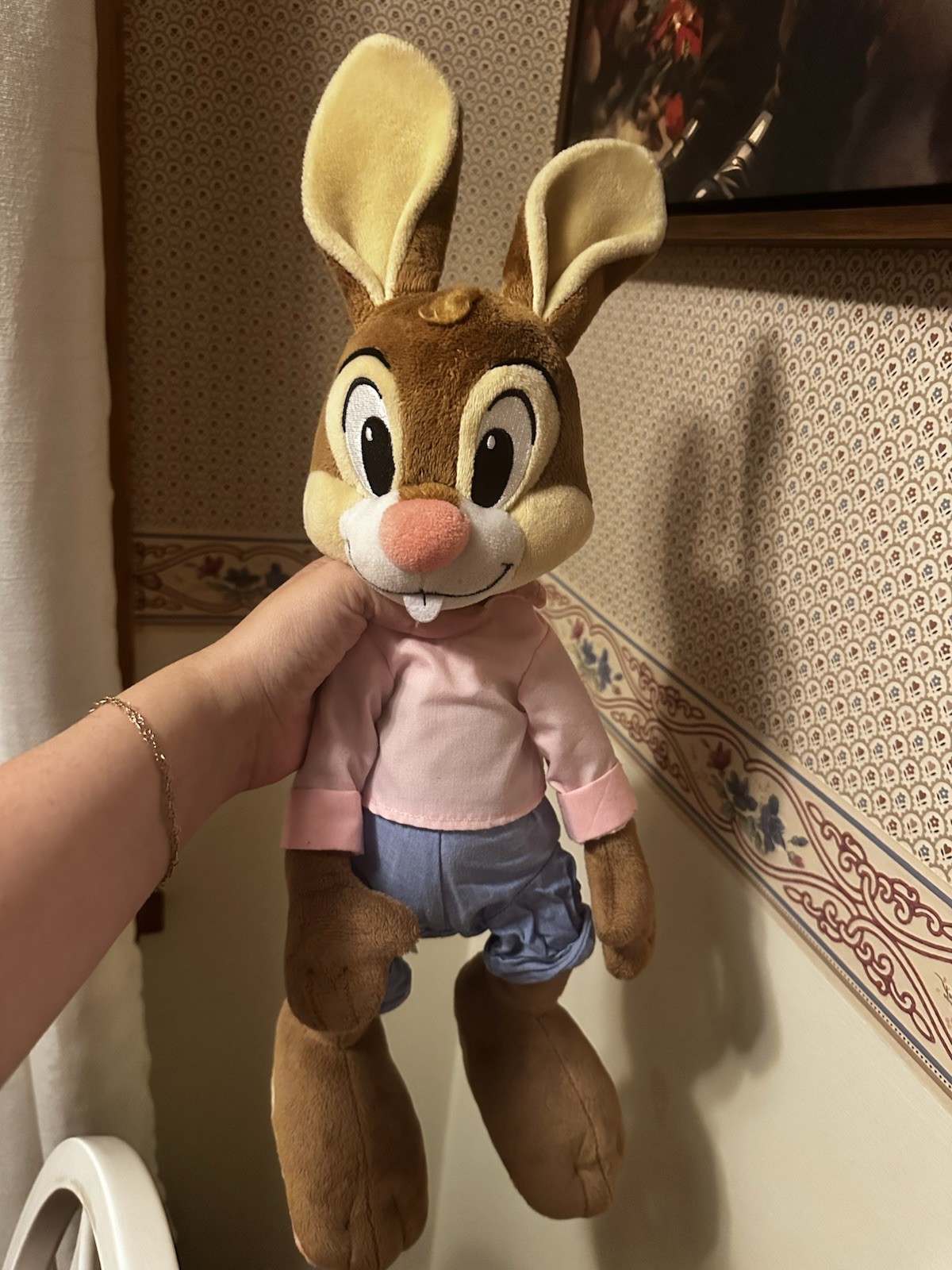 Disney Parks Brer Rabbit Plush Splash Mountain Brown Bunny Ride Zippadee