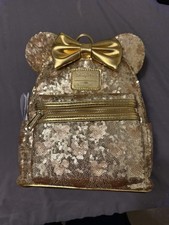 Disney Parks Minnie Mouse Sequined Mini Backpack by Loungefly New with Tags picture
