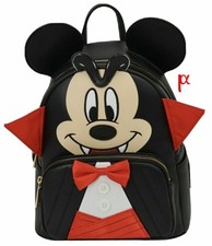 Loungefly Disney Mickey Mouse Vampire Cosplay Mini Backpack Exclusive picture