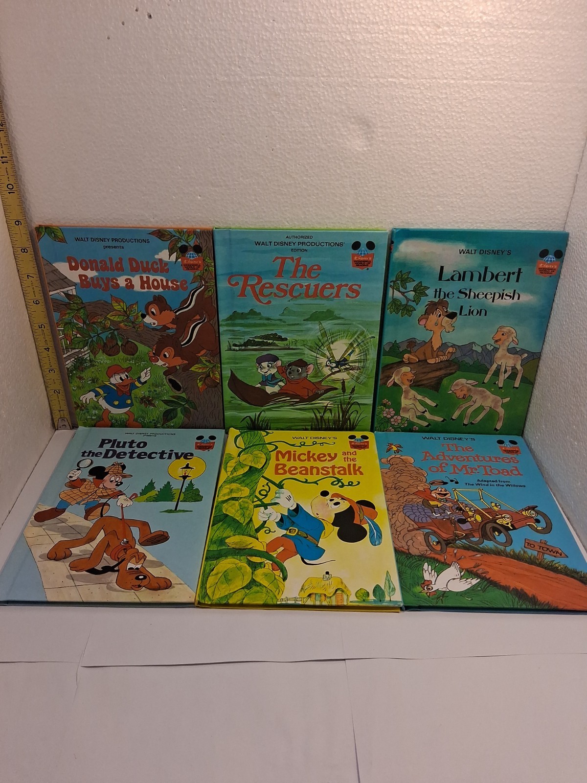 New Walt Disney Wonderful World Of Reading Books ☆Vintage☆ New Walt Disney Wonderful World Of Reading Books ☆Vintage☆